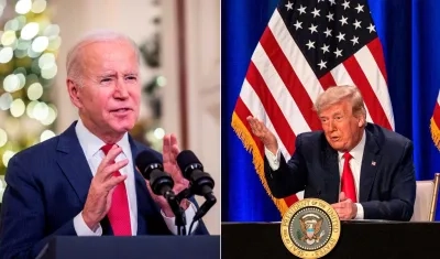 Joe Biden y Donald Trump.