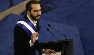 Presidente de El Salvador, Nayib Bukele. 