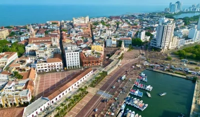 Panorámica de Cartagena, la ciudad más visitada de Colombia