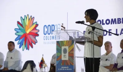 La ministra de Medio Ambiente de Colombia, Susana Muhamad.