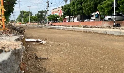 Así se ve la calle 30 frente a Tauro.