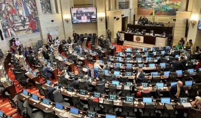 Plenaria de la Cámara de Representantes.