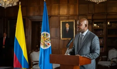 El Canciller Luis Gilberto Murillo.