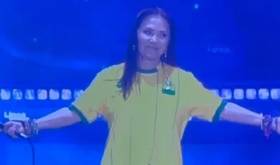 La cantante Ana Gabriel.