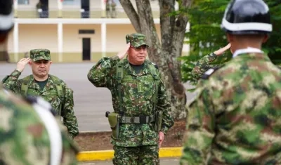 General Helder Giraldo, comandante de las FFMM.