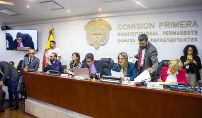 Se aprobó en el primer debate en la Comisión Primera de la Cámara.