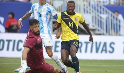 Momento del gol de Di María.