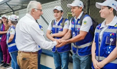 El Ministro de Salud, Guillermo Jaramillo. 