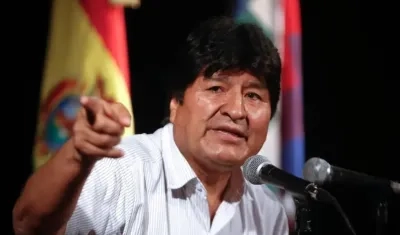 Evo Morales, expresidente de Bolivia. 