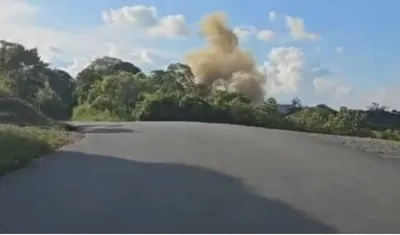 Explosión en el Valle del Cauca. 