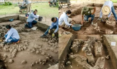 Imágenes de los hallazgos.