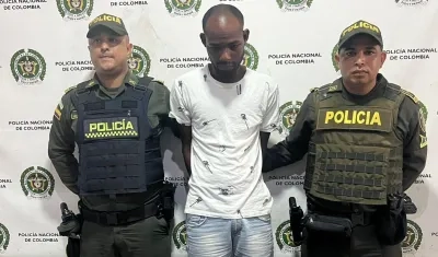 Iverson Harley Padilla Mena, capturado.