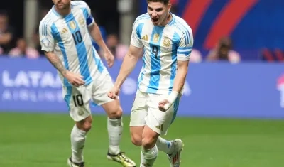 Julián Álvarez hizo el primer gol de la Copa América.
