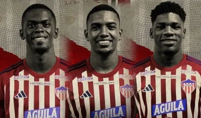 Andrés Colorado, Yani Quintero y Jhon Lerma.