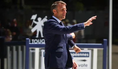 El Presidente francés, Emmanuel Macron.