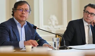 El Presidente Gustavo Petro y Alejandro Gaviria.