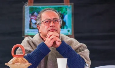 El Presidente Gustavo Petro.