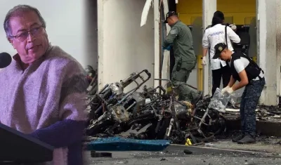 Petro reaccionó a la moto explosiva en Jamundí.