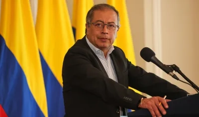 El Presidente Gustavo Petro.