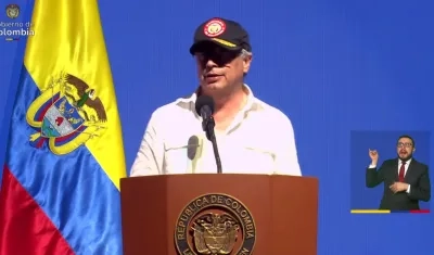 El Presidente Gustavo Petro.