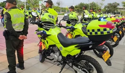 Los uniformados hacen parte de la Dirrección de Antinarcoticos de la Policía Nacional.