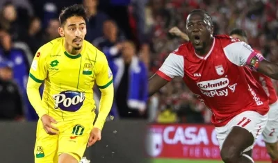 Fabián Sambueza y Hugo Rodallega.