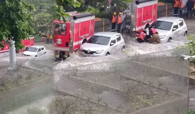 En el arroyo de la calle 85 con carrera 50, en la localidad Riomar. 