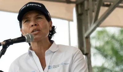 La exministra de Deporte, Astrid Bibiana Rodríguez Cortés.