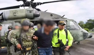 Fue capturado en el Meta.