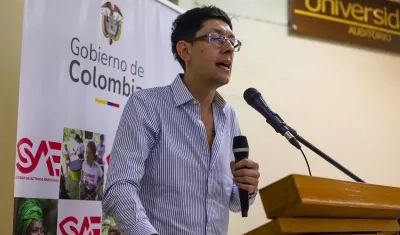 El presidente de la Sociedad de Activos Especiales, Daniel Rojas.