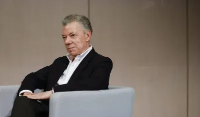 El expresidente Juan Manuel Santos.