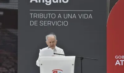 El empresario Luis Carlos Sarmiento Angulo.