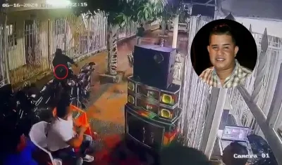 Lugar de los hechos y Carlos Andrés Erazo Vergara, la víctima mortal.