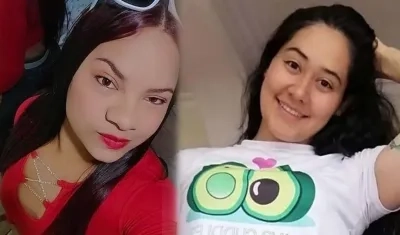 Stefanny Barranco y Natalia Vásquez.