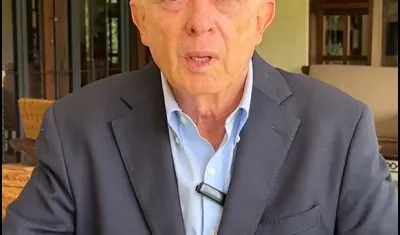 El expresidente Álvaro Uribe Vélez.
