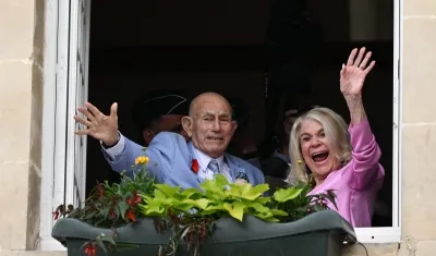 Harold Terens, de 100 años, y Jeanne Swerlin, de 96.