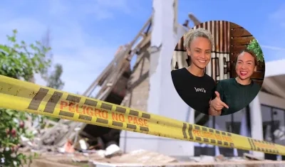 Ebed Shaday Calderón y su amiga fallecida, Naileth Guerra.