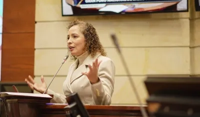 La vicepresidenta de la Comisión de Acusaciones, Olga Lucía Velásquez.