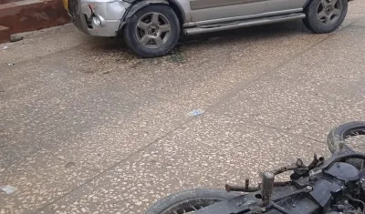 Vehículo involucrado en el accidente. 