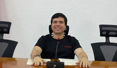 El concejal Andrés Felipe Ortiz  (Partido Conservador)