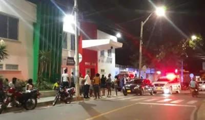 El capturado fue trasladado al Camino La Manga, tras resultar herido en el hecho.