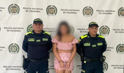Fue detenida en vía pública del barrio Conidec.