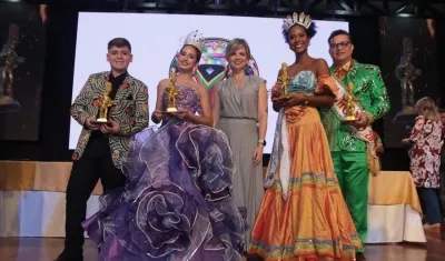 Los Congos de Oro fueron entregados en el teatro José Consuegra Higgins.