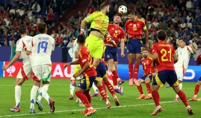 El asedio de España al pórtico de Italia fue permanente. 