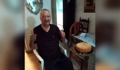 Pepe Calvo en una foto de su álbum familiar