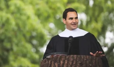 El discurso de Roger Federer duró 25 minutos.