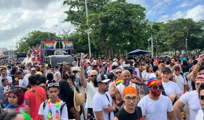Marcha 'Pride' de la comunidad LGBTIQ+.