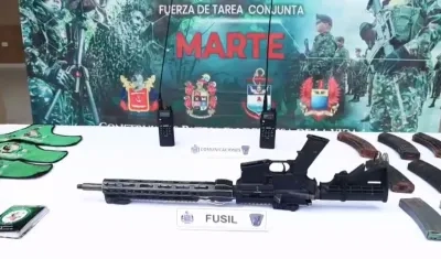 El material incautado fue puesto a disposición de las autoridades competentes.