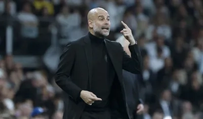 Pep Giardiola, actual entrenador del Manchester City. 