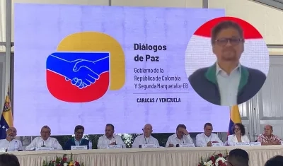 La instalación de la mesa de diálogos con la 'Segunda Marquetalia' en la que se sentó ''Iván Márquez'